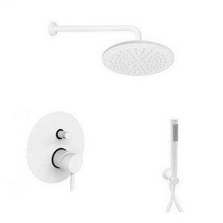 Душова система Light,  білий матовий (KITLIG015BO) Paffoni