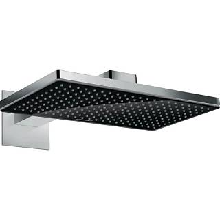 Верхній душ Hansgrohe Rainmaker Select 460 1jet з власником Black/Chrome Hansgrohe (24003600)