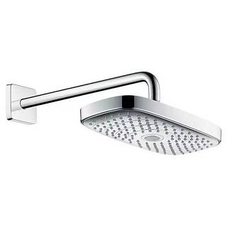 Верхний душ Hansgrohe Select Е 300 2jet с держателем White/Chrome Hansgrohe (27385400)