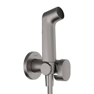 Комплект гигиенического душа Hansgrohe S EcoSmart Brushed Black Chrome Hansgrohe (29232340)
