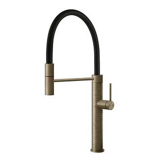 Змішувач для кухні 316 FLESSA,  Warm Bronze Brushed PVD Gessi (60012726)