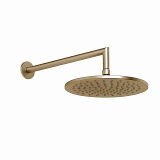 Верхний душ с кронштейном Anello 250 мм,  warm bronze brushed PVD Gessi (63348-726)