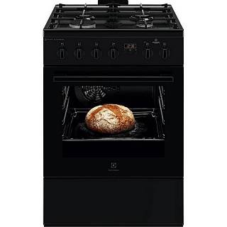 Плита комбінована LKK660220K ,  58л,  60x60см чорний Electrolux