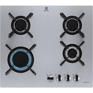 Газова варильна поверхня KGU643723Z нерж. сталь Electrolux