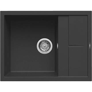 Мийка граніт UNICO 125 NERO 40 ELLECI