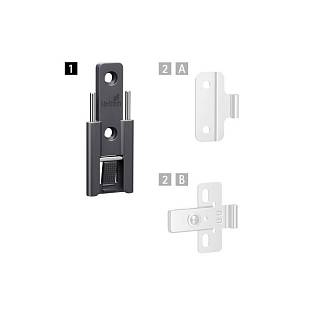 Элемент средней петли со штифтом,  антрацит WingLine L (9330191) Hettich