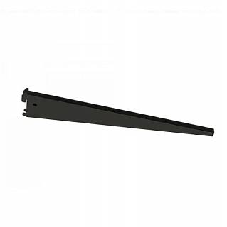 Кронштейн подвійний 370 mm black (wood/glass)
