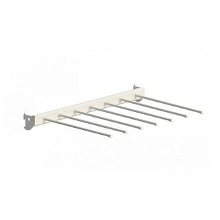 Універсальна полиця з гачками 606×406 mm white (7 hooks)