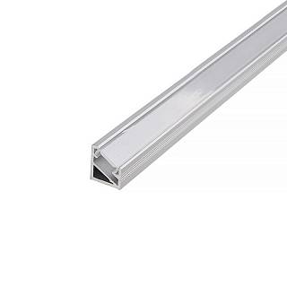 Профиль для LED-ленты с молочной линзой,  STARLINE MICRO,  L = 2м,  алюминий,  анодированное с