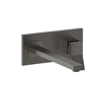 Змішувач для умивальника Gessi Rettangolo K довгий вилив Black Metal Brushed PVD (53090707) Gessi