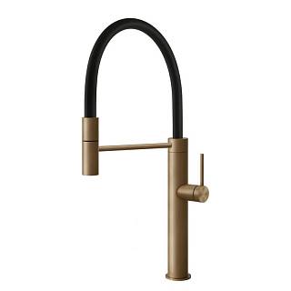 Смеситель для кухни 316 FLESSA Warm Bronze Brushed PVD (60010726) Gessi