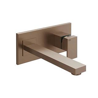 Змішувач для умивальника Gessi Rettangolo,  довгий вилив,  Copper Brushed PVD (44838708) Gessi