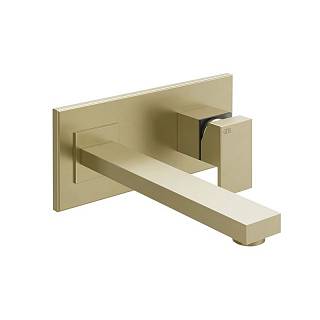Змішувач для умивальника Gessi Rettangolo,  довгий вилив,  Brushed Brass PVD (44838727) Gessi