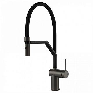 Смеситель для кухни Inedito Black Metal Brushed GHRC (60429126) Gessi