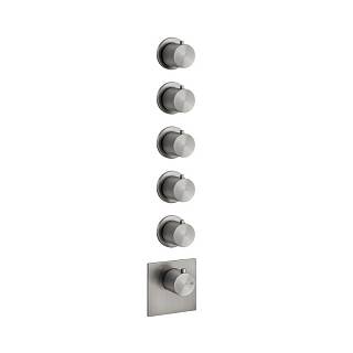 Термостатичний змішувач 316 WELLNESS (зовнішня частина),  Steel brushed (54510-239) Gessi