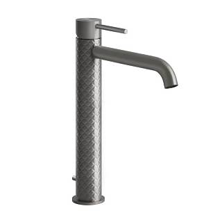 Змішувач для умивальника 316 Intreccio високий з донним клапаном,  Steel brushed (54103-239) Gessi
