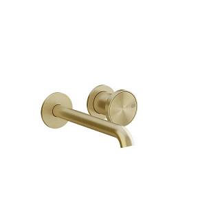 Змішувач для умивальника настінний монтаж Origini Brushed Brass PVD (66088727) Gessi