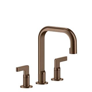 Змішувач для умивальника Inciso середній Copper Brushed PVD (58014708) Gessi