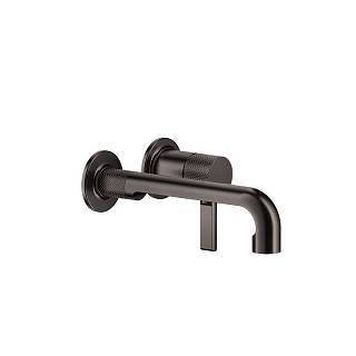 Змішувач для умивальника Inciso настінний,  короткий вилив Black Metal Brushed PVD (58088707) Gessi
