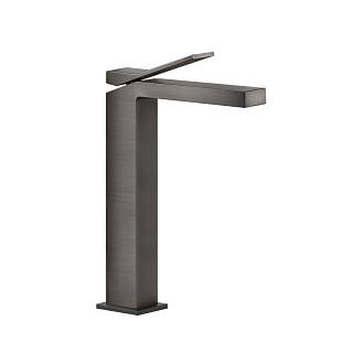 Змішувач для умивальника Rettangolo K високий Black Metal Bruched PVD (53006707) Gessi