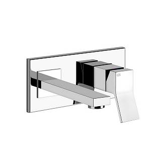 Змішувач для умивальника Gessi Rettangolo K короткий вилив Chrome (53089031) Gessi
