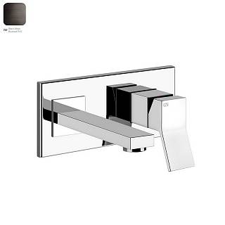 Змішувач для умивальника Gessi Rettangolo K короткий вилив Black Metal Brushed PVD (53089707) Gessi
