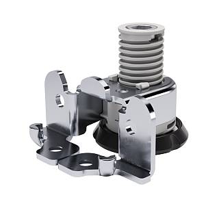 Опора INTEGRATO TECH D со штифтами Ø5 мм / регулировка H=20 мм (мин. 35 мм до дна) / 175 кг,  Italian