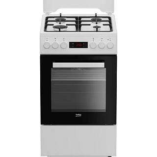 Плита комбінована біла FSM52330DWDS Beko