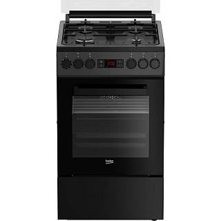 Плита комбінована чорна FSM52334DAO Beko