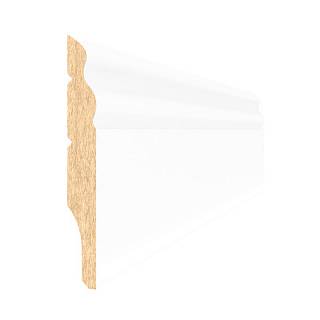 Плинтус MDF AGT SPR-8100 734 Белый шёлк 2800х96х12 мм (уп.10 шт.)