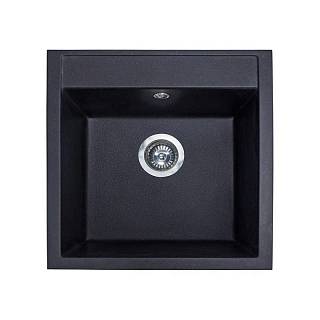 Кухонна мийка BODRUM 510 black shine mirastone Miraggio