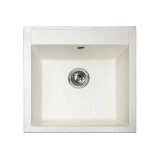 Кухонна мийка BODRUM 510 white mirastone Miraggio