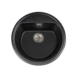 Кухонна мийка MALIBU black shine mirastone Miraggio