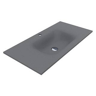 Умивальник JESSEL 1000 MIRASTONE gray mirastone Miraggio