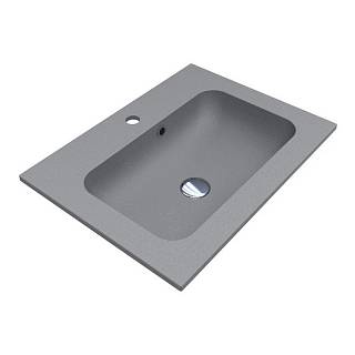 Умивальник DELLA 600 MIRASTONE gray mirastone Miraggio