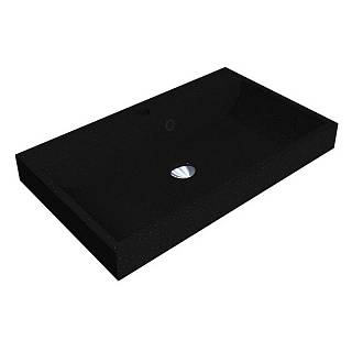 Умивальник VARNA 700 MIRASTONE black shine mirastone Miraggio