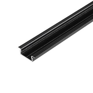 Профиль для LED-ленты,  ВРЕЗНОЙ LPV-7B,  анодированный черный L = 2м