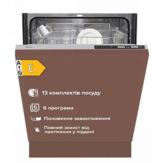Вбудована посудомийна машина (60 см) DWI 664 P1 TSH GA+ Interline