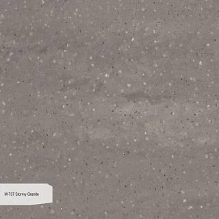 Лист акриловый Grandex Marble Ocean M-737 Stormy Granite 3680х760х12