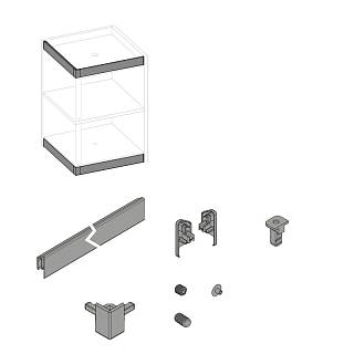 FS CADRO Hybrid Horizontal,  черный матовый (9360947) Hettich