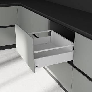 Комплект для ящика Muller Box profi line 3D L=550 Н=95 (+1 релинг) белый