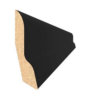 Плинтус MDF AGT SPR-5030 723 Чёрный шёлк 2800х60х9 мм (уп.18 шт.)