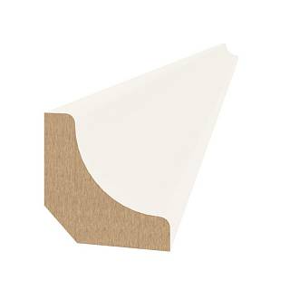 Плинтус MDF AGT SPR-6050 366 Бьянко 2800х22х12 мм (уп.28 шт.)