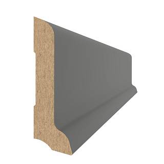 Плинтус MDF AGT SPR-5040 726 Тёмно-серый шёлк 2800х89х18 мм (уп.12 шт.)