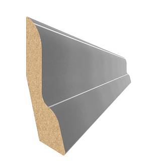 Плинтус MDF AGT SPR-5030 608 Антрацит металлический 2800х60х9 мм (уп.18 шт.)