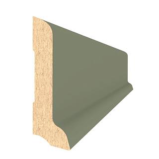 Плинтус MDF AGT SPR-5040 3067 Лакированный серый 2800х89х18 мм (уп.12 шт.)