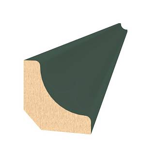 Плинтус MDF AGT SPR-6050 3068 Лакированный антрацит 2800х22х12 мм (уп.28 шт.)