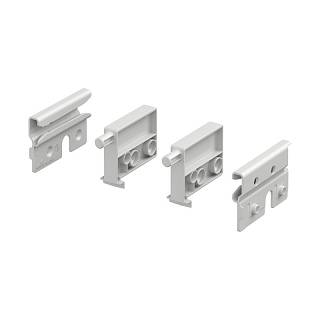 Фиксатор выдвижной полки,  белый,  комплект (Actro 5D,  Quadro V6 5D/V6 YOU /V6 EB 20) (9257725) Hettic