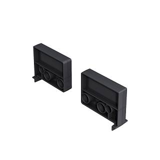 Опора для выдвижных полок,  антрацит,  комплект (Actro 5D/YOU,  Quadro V6 5D/V6 YOU/25 2D/25 YOU) (9257