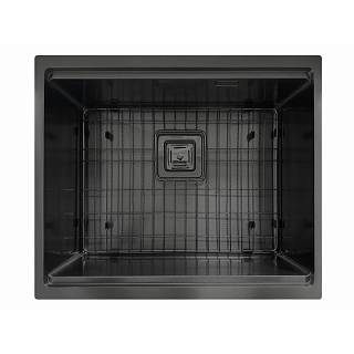 Мийка нерж. Quadro Center 54 Celldecor Nano Graphite (мпс) Fabiano